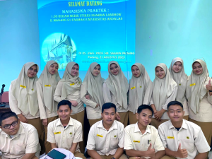 Read more about the article Penyerahan Mahasiswa Praktek Kerja Lapangan 3 di RSJ HB. Saanin Padang
